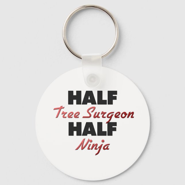 Half Tree Surgeon Half Ninja Key Ring (Front)