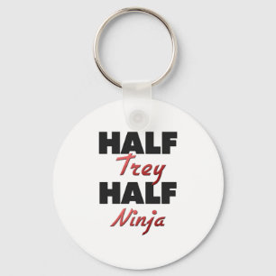 Half Trey Half Ninja Key Ring