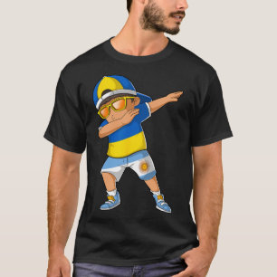 Half Ukrainian Argentinian Boy Ukraine Argentina F T-Shirt