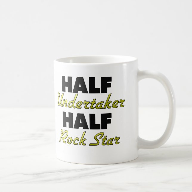 Half Undertaker Half Rock Star Coffee Mug (Right)