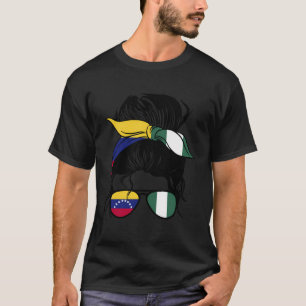 Half Venezuelan Half Nigerian Mix Venezuela Nigeri T-Shirt