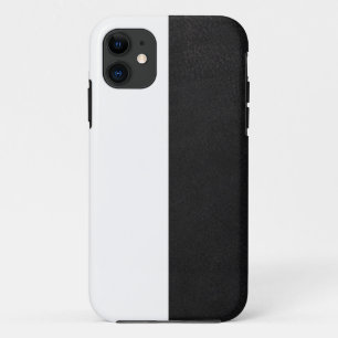 half white half black bath mat bandanna iPhone 11 case