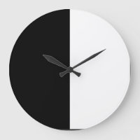 half white half black, half black half white