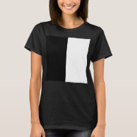 half white half black, half black half white