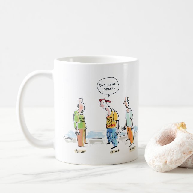 Half Wit mug (With Donut)