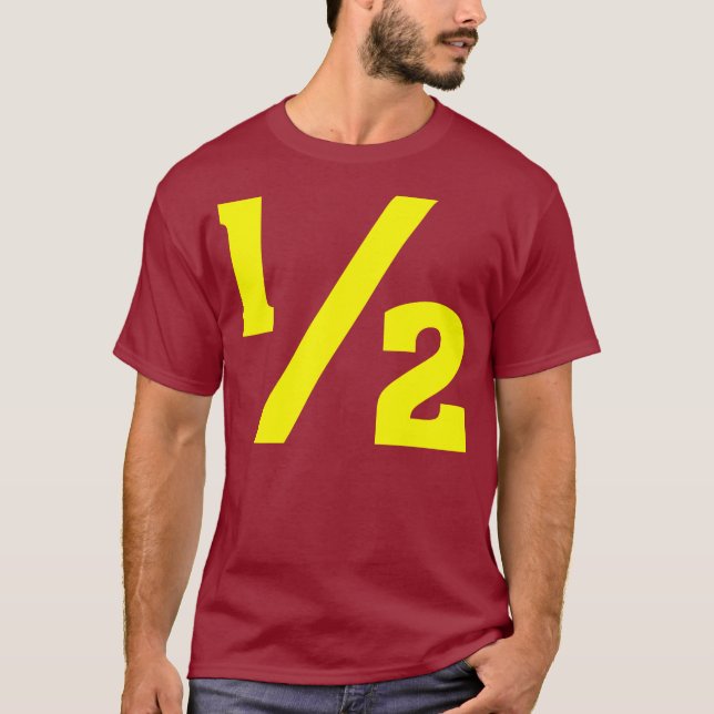 Half - Yellow T-Shirt (Front)