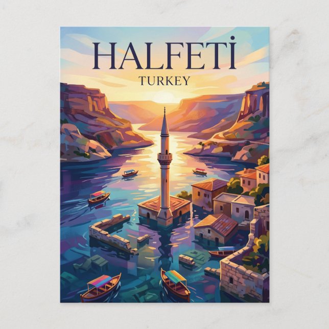 Halfeti Turkey Postcard (Front)