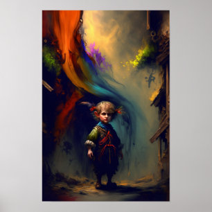 Halfling Rogue Fantasy Poster   RPG Art 2