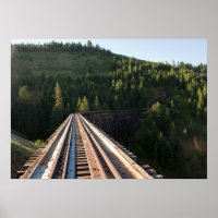 Halfmoon Trestle (Bridge 22) 28"x20" Poster