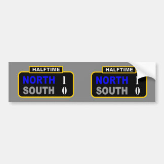 HALFTIME (2 for one) Bumper Sticker