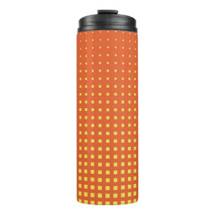 Halftone background. Comic style. Abstract geometr Thermal Tumbler