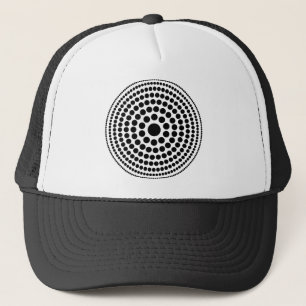 Halftone Circle 01 Trucker Hat