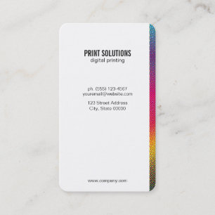 Halftone Colours Business Card