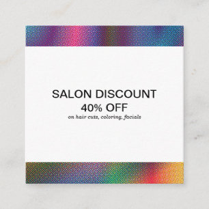 Halftone Colours   Discount Cards