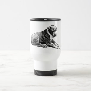 Halftone Drift, Journey Calm Travel Mug