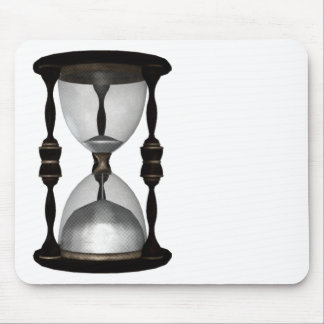 Halftone Hourglass Sand Timer Mouse Mat