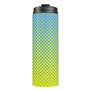 Halftone illustrationpop, art, pattern, comic, gra thermal tumbler