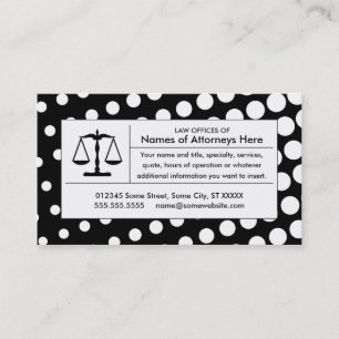 halftone justice scale business card