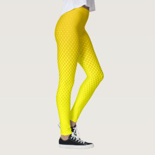 Halftone Mustard and Yellow Leggings