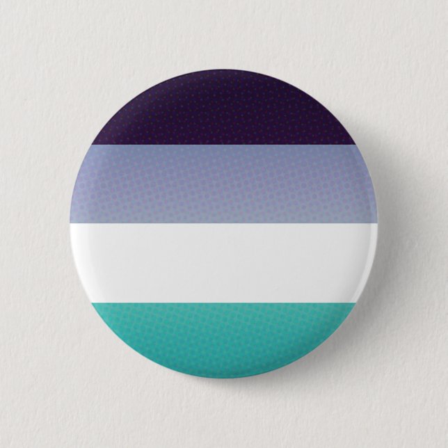 halftone orientated aroace pride button (Front)
