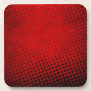 Halftone pattern background coaster
