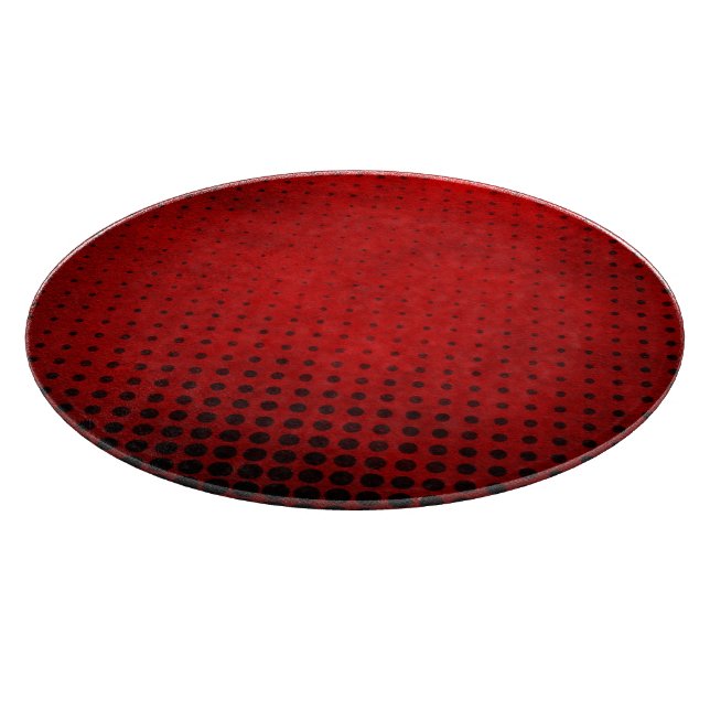 Halftone pattern background cutting board (Corner)