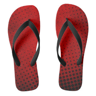 Halftone pattern background flip flops