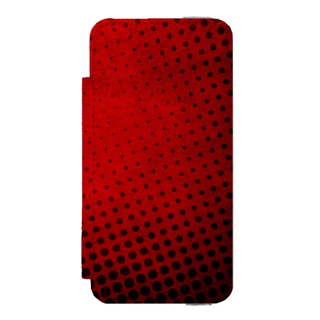Halftone pattern background incipio iPhone wallet case (Folio Front)
