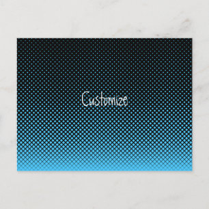 Halftone Vector Diamond Pattern Thunder_Cove Postcard