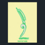 Halftones green pen pop art poster<br><div class="desc">A cartoon illustration of a green ballpoint pen drawing halftones. The pen says halftone on it. A design for anyone who loves retro style poster and comic art.</div>