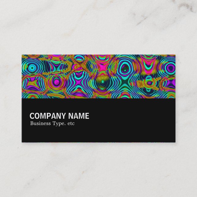 Halfway 0107 - Fractal Abstract 191111a Business Card (Front)