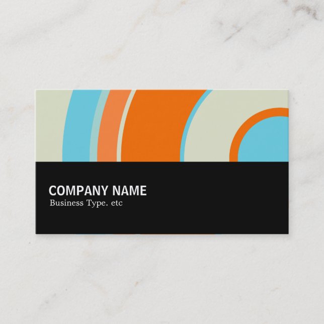 Halfway 0114 - Colourful  Circle 03 Business Card (Front)