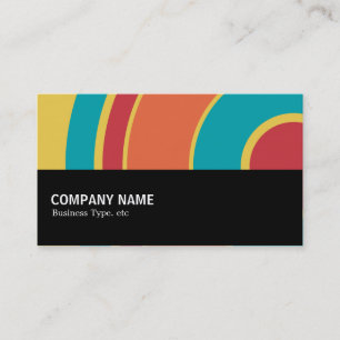 Halfway 0118 - Colourful Circle 05 Business Card