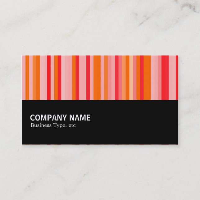Halfway 049 - Colour Stripes Business Card (Front)