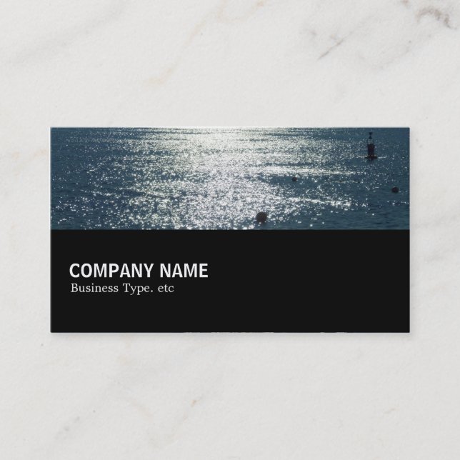 Halfway 07 - Sun on the Water Business Card (Front)