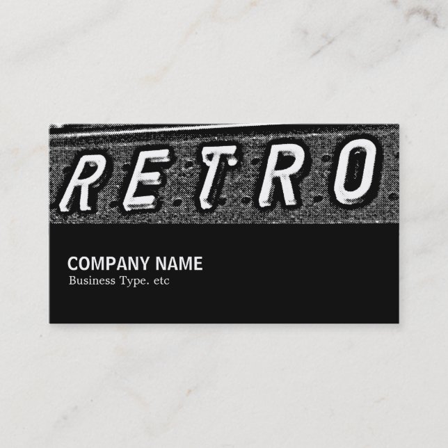 Halfway 088 - Retro Business Card (Front)