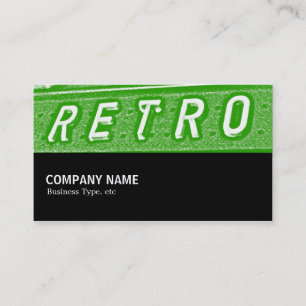 Halfway 093 - Retro is Green 02 Business Card