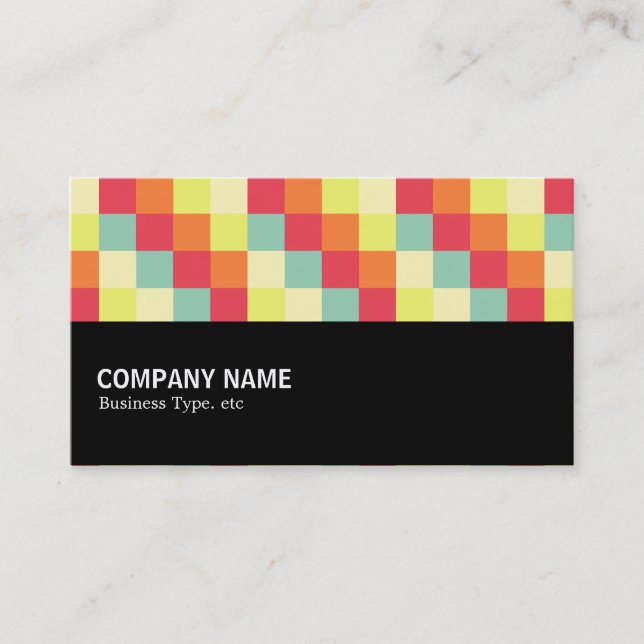 Halfway - Colour Squares 010 Business Card (Front)