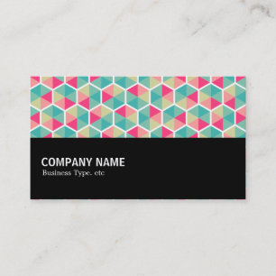Halfway - Hexagon Pattern 02 Business Card