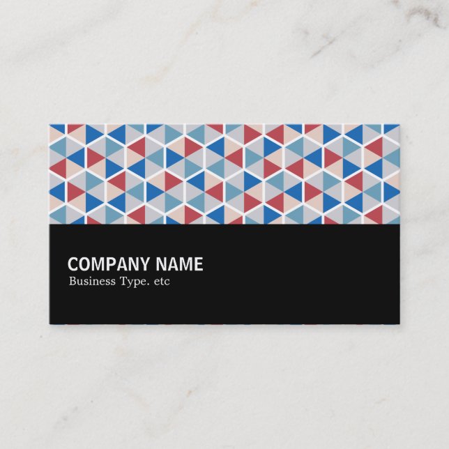 Halfway - Hexagon Pattern 05 Business Card (Front)