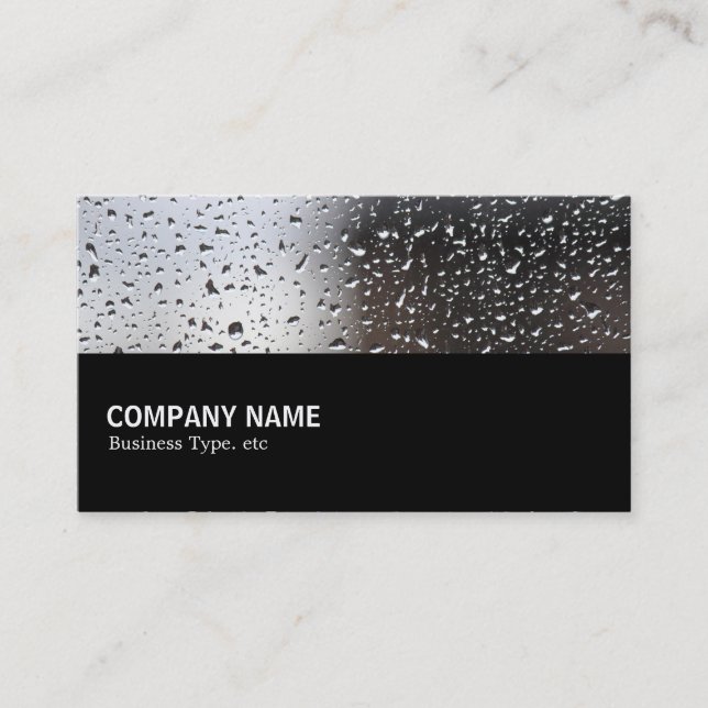 Halfway - Rain on a Window Business Card (Front)