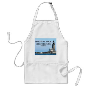 Halfway Rock Lighthouse, Maine Cooking Apron
