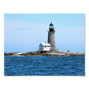Halfway Rock Lighthouse, Maine Photo Print