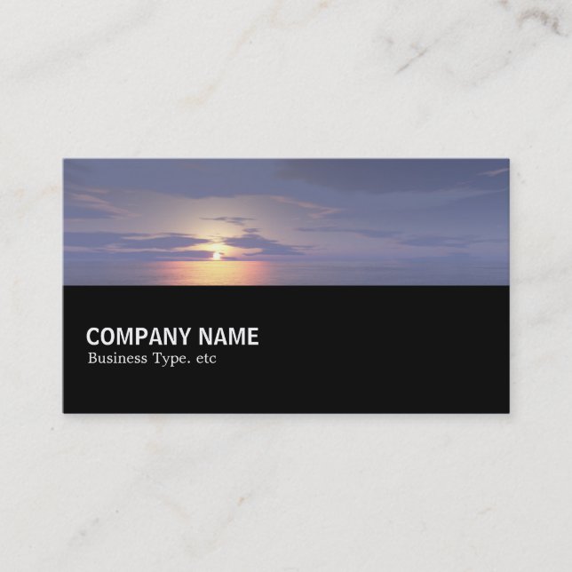 Halfway - Sunrise/Sunset Business Card (Front)