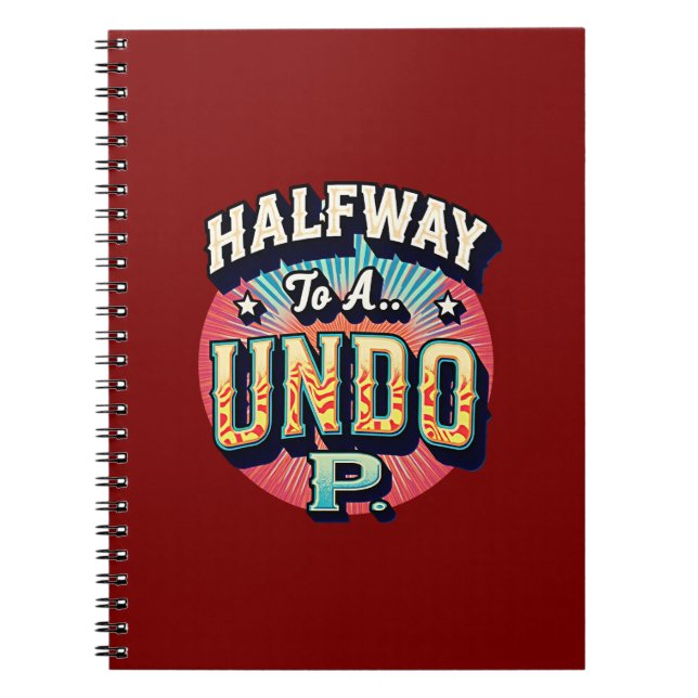 Halfway to a Hundo - 50th Birthday    Notebook (Front)