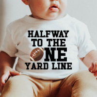 Halfway To One Yard Line Football Half Birthday