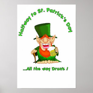 Halfway to St pattys Poster