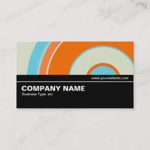 Halfway V2 020 - Colourful Circle 03 Business Card