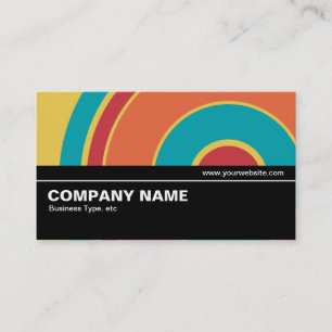 Halfway V2 022 - Colourful Circle 05 Business Card