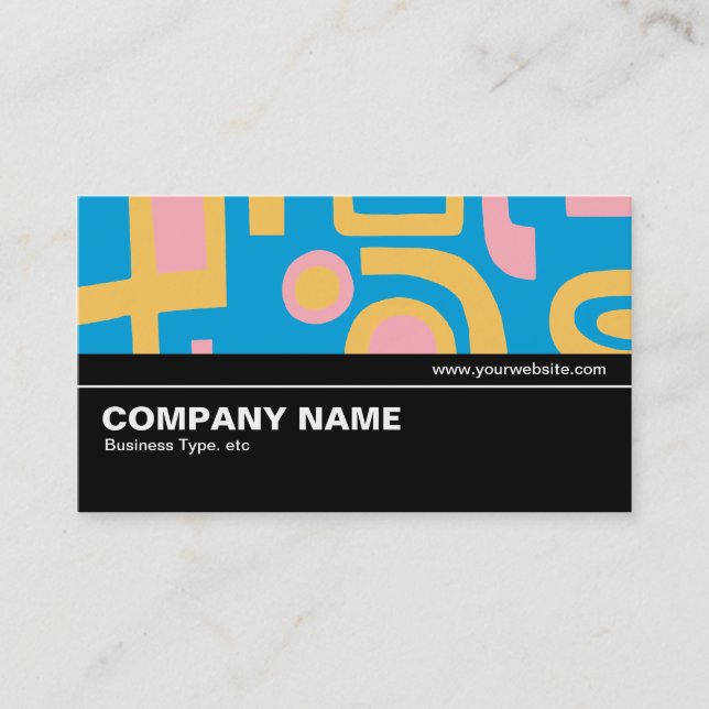 Halfway V2 - Abstract 170914 Business Card (Front)